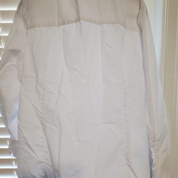 Ashley Stewart White 3/4 Sleeve Blouse - Size 20 - Picture 4 of 5